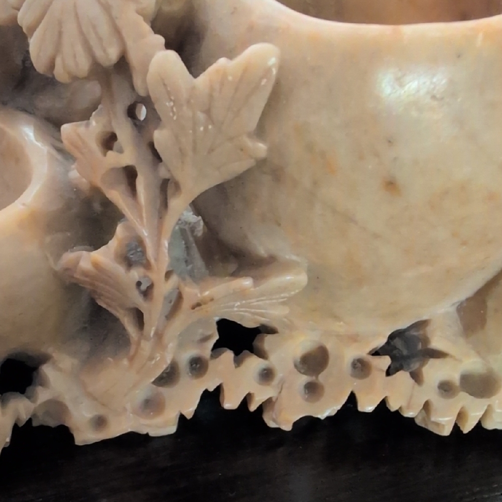 Carved Stone Floral Holder - Picture 7 of 10